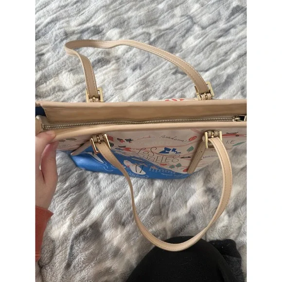 Spartina 449 Los Angeles California Map Tote Bag Travel Holiday California - Picture 3 of 7